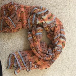 Fun Aztec print scarf!